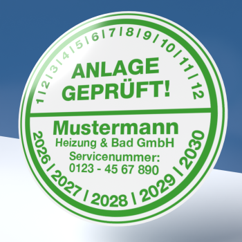 Preview: Plakette Geprüft 6